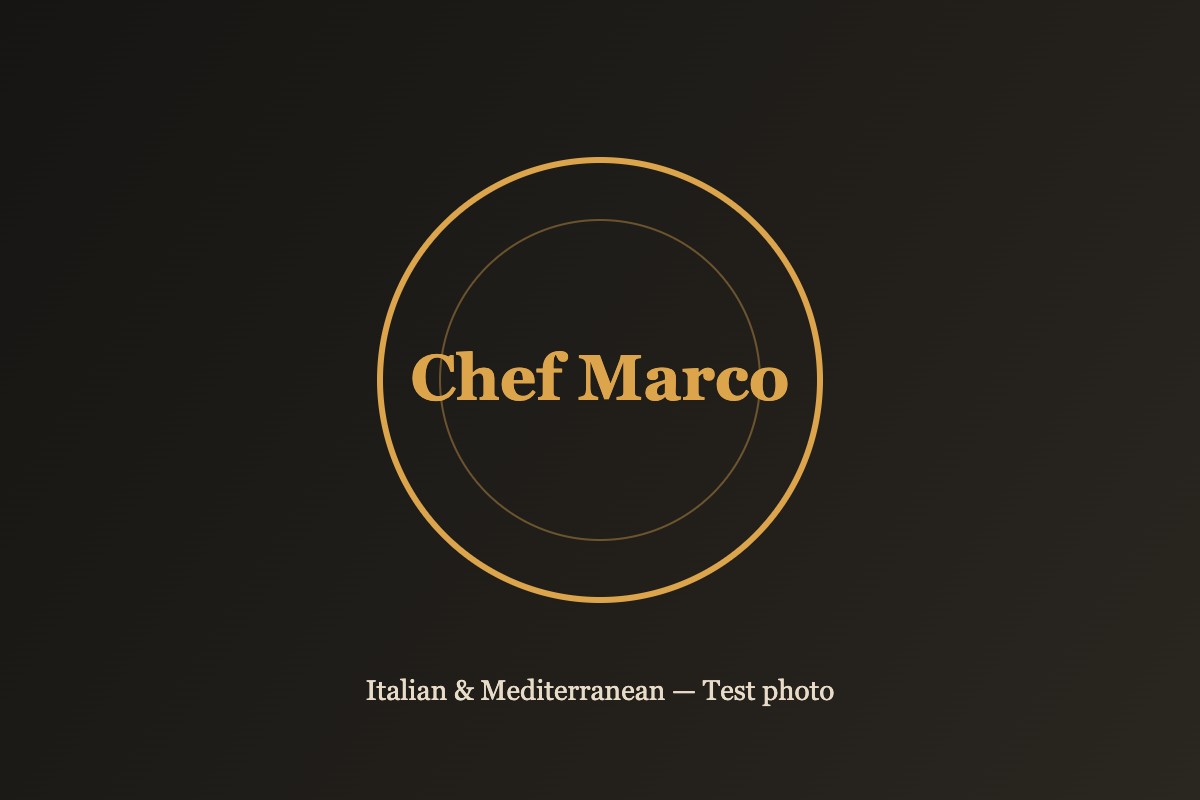 Chef Marco